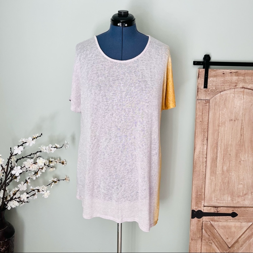 Lane Bryant Ombre Asymmetrical Top Size 18/20